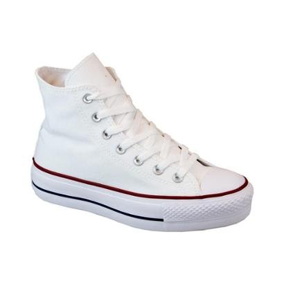 all star cano medio branco