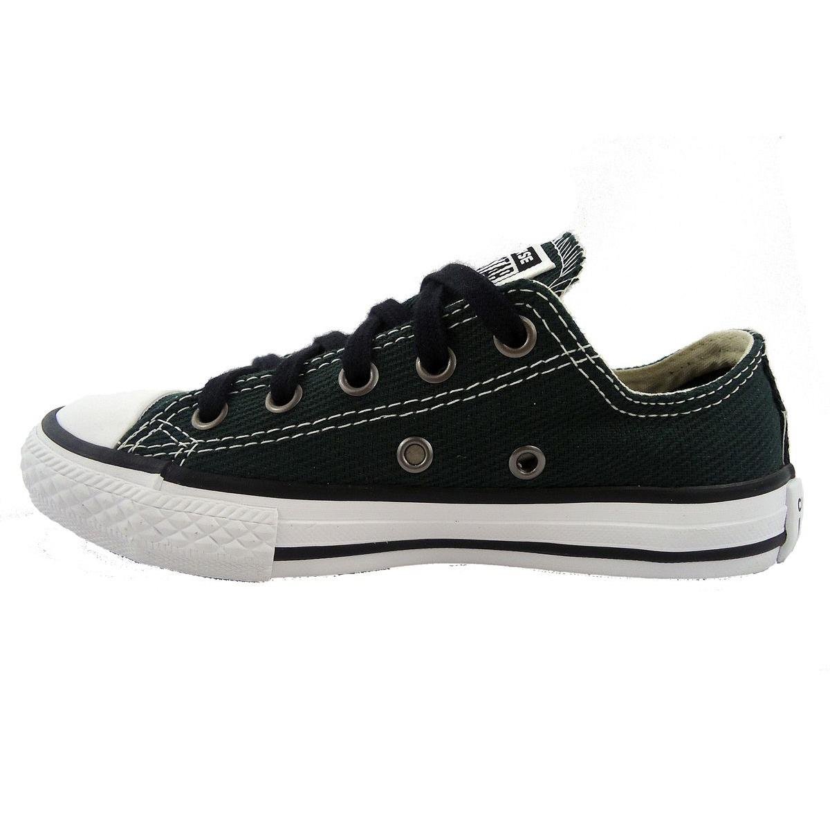 Tênis All Star Converse Chuck Taylor Lona Infantil - Verde Militar |  Netshoes