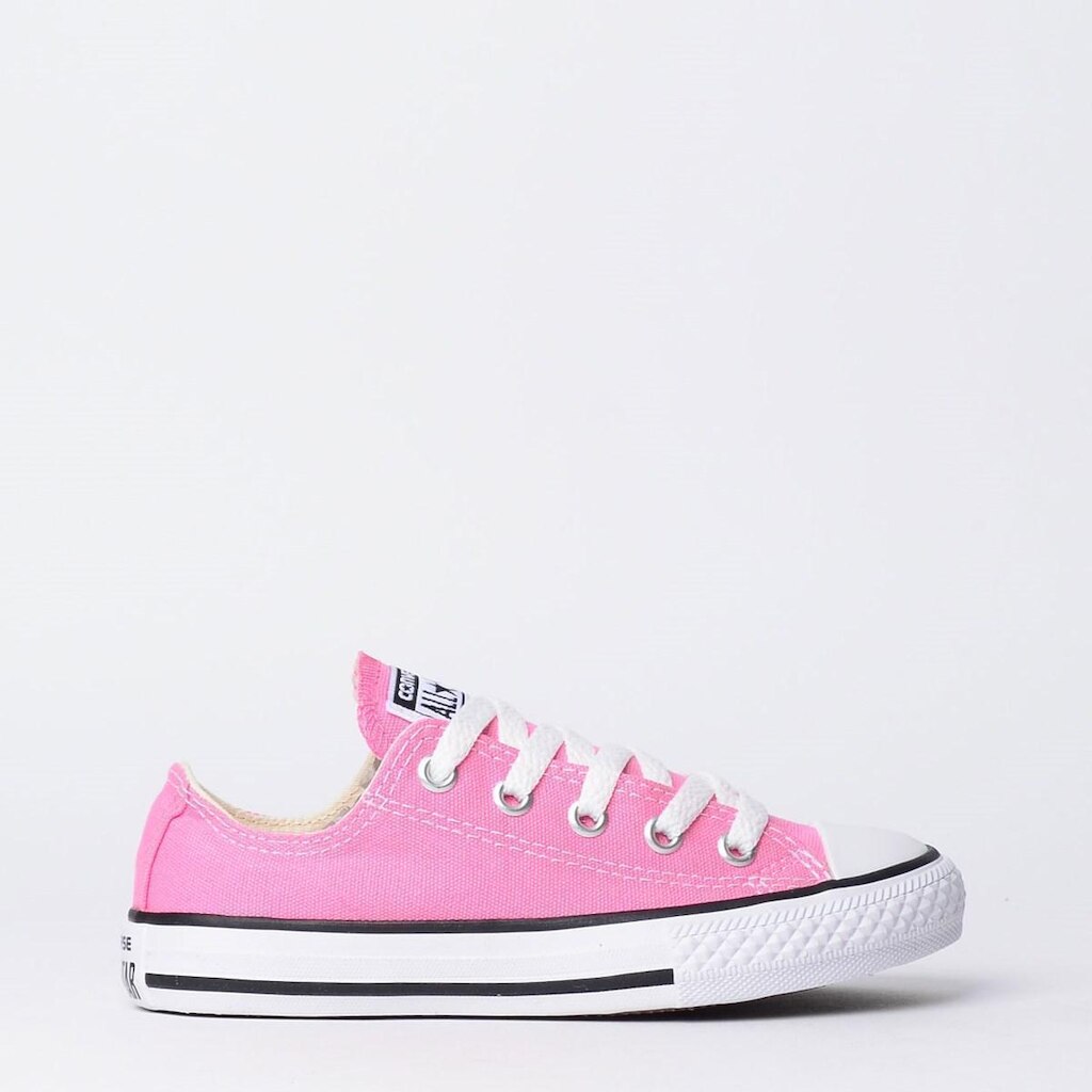 TÊNIS  ALL STAR CONVERSE INFANTIL ROSA CANO BAIXO ORIGINAL CK00020006