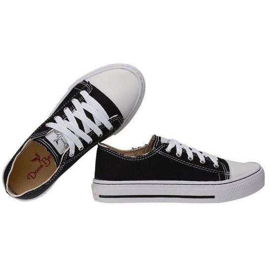 Tenis All Star feminino confortavel e muito macio - Preto Menor preço em Tenis All Star feminino confortavel e muito macio - Preto