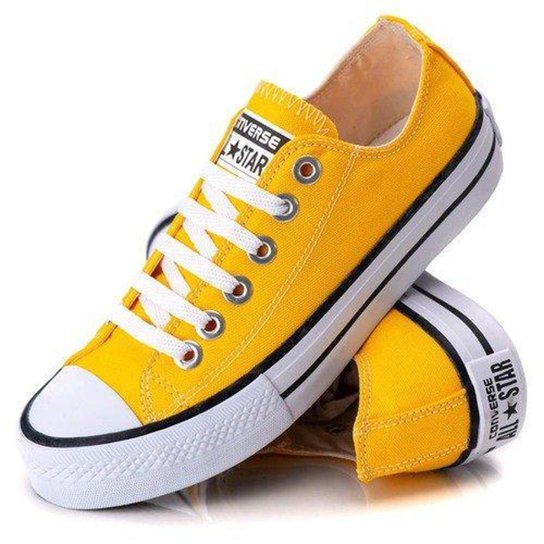 Tenis All Star Tradicional Feminino Amarelo - Amarelo Menor preço em Tenis All Star Tradicional Feminino Amarelo - Amarelo