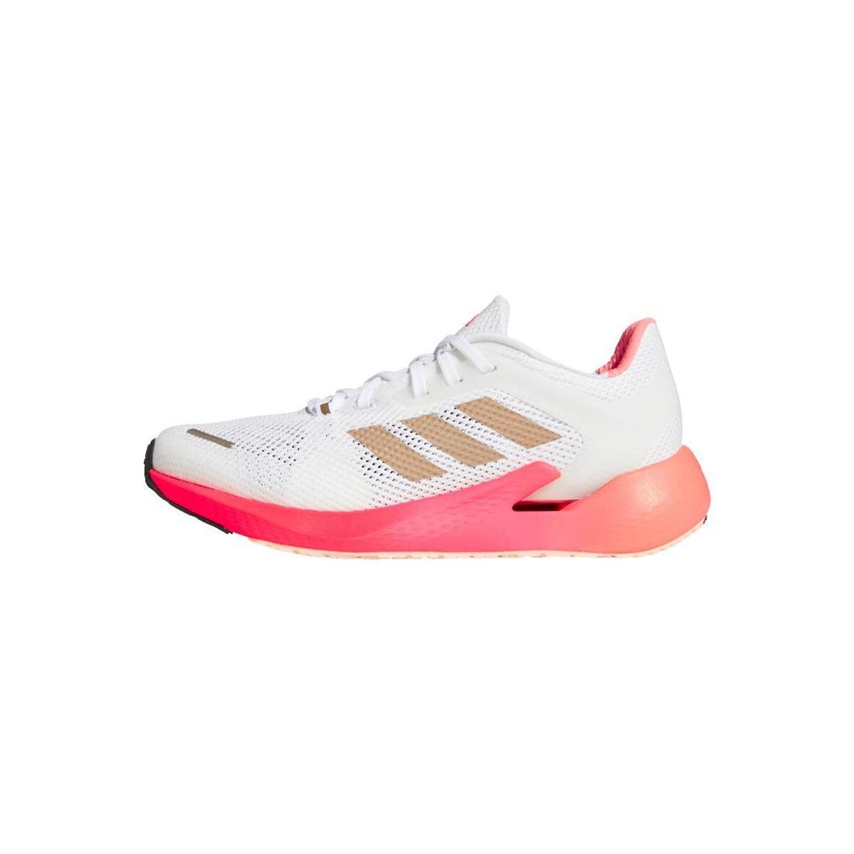 tenis adidas feminino branco e rosa