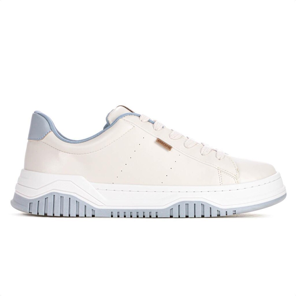 Tênis Anacapri Alana Creme e Azul - Feminino