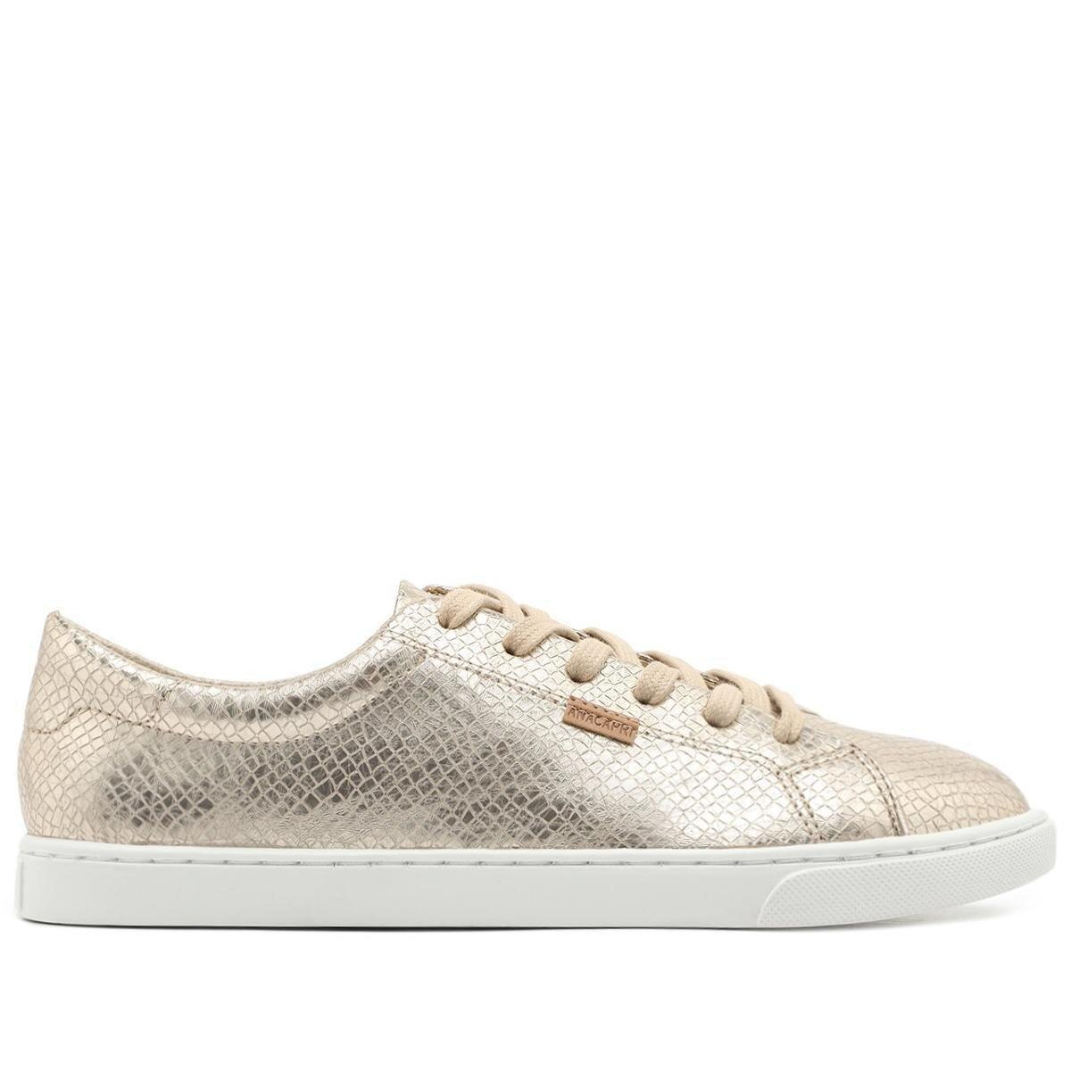 tenis anacapri dourado