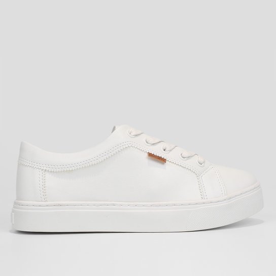 Tênis AnaCapri Cadarço - Branco Menor preço em Tênis AnaCapri Cadarço - Branco