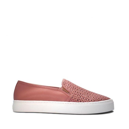 Tênis Anacapri Flat slip on furadinho - Rosa