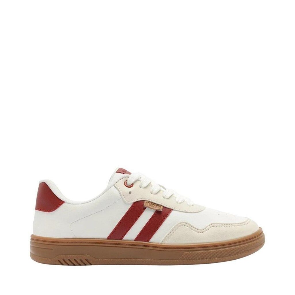 Tenis Anacapri Listra Dupla Branco e Vermelho