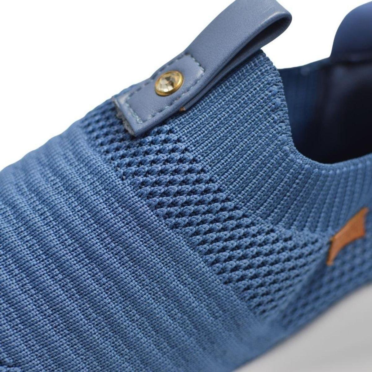 Tenis Anacapri slip on sem cordão azul 