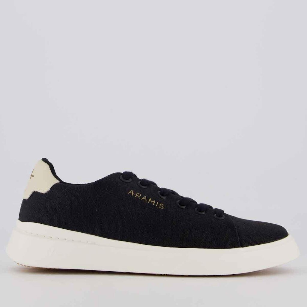 Tênis Aramis Journey Classic Preto e Bege