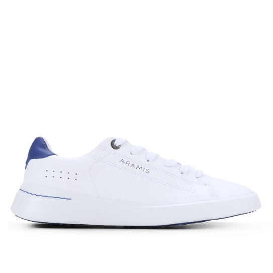 Tênis Aramis Journey Urban Masculino - Branco+Azul Menor preço em Tênis Aramis Journey Urban Masculino - Branco+Azul
