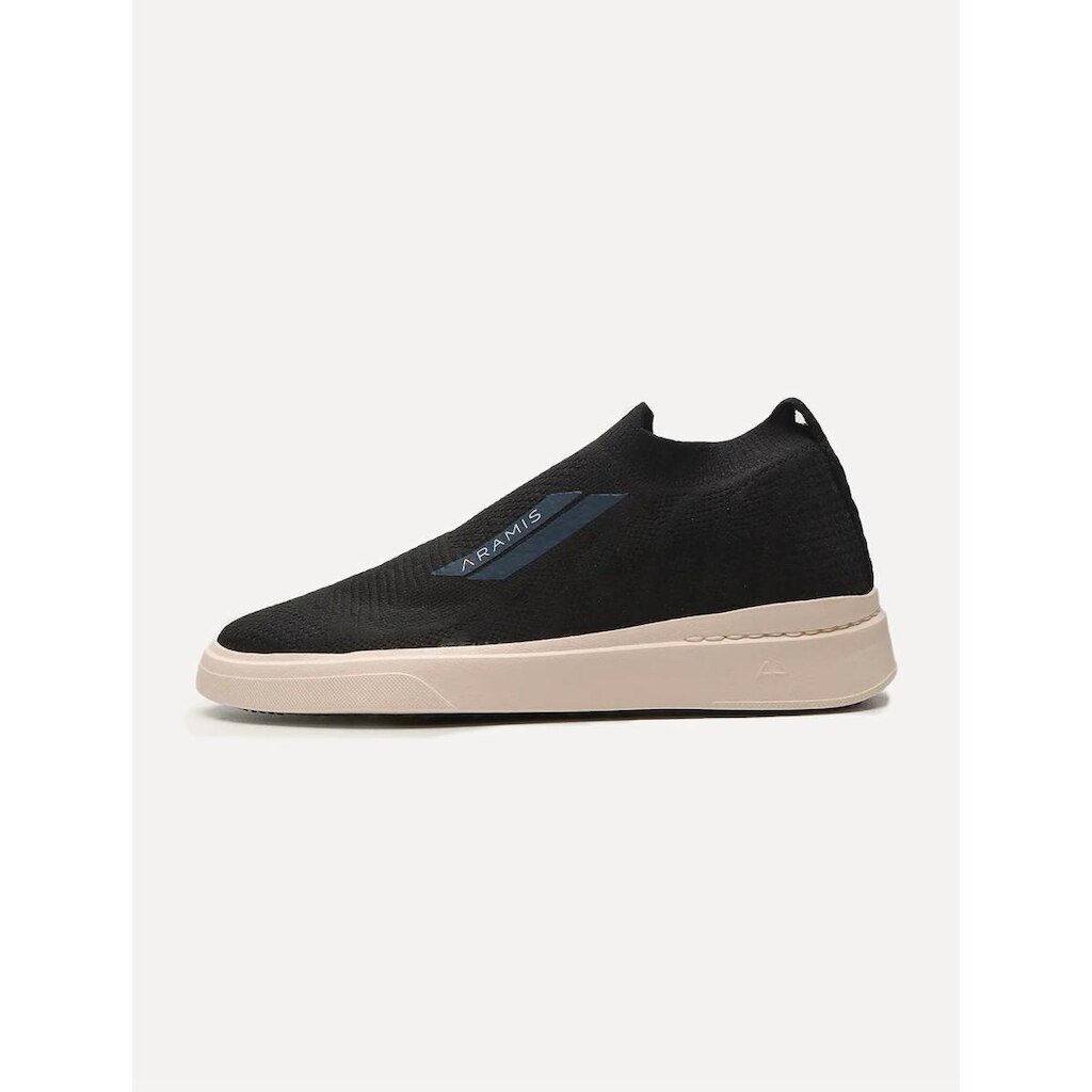 Tênis Aramis Masculino Slip On Journey K-nit Tan Preto