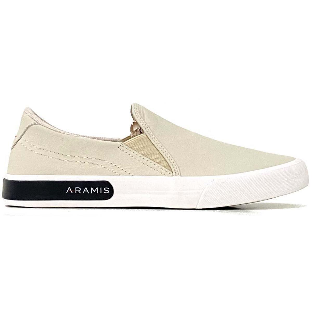 Tênis Aramis Stripe Slip On Marrom Masculino