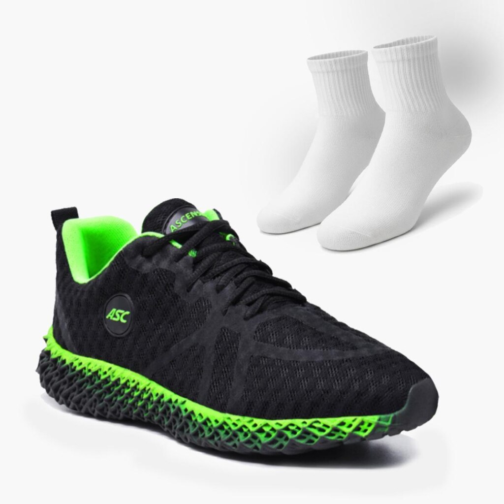 Tênis Ascension Masculino Ghost 3 Com Meia Cano Médio Conforto, Estilo e Desempenho para o Dia a Dia