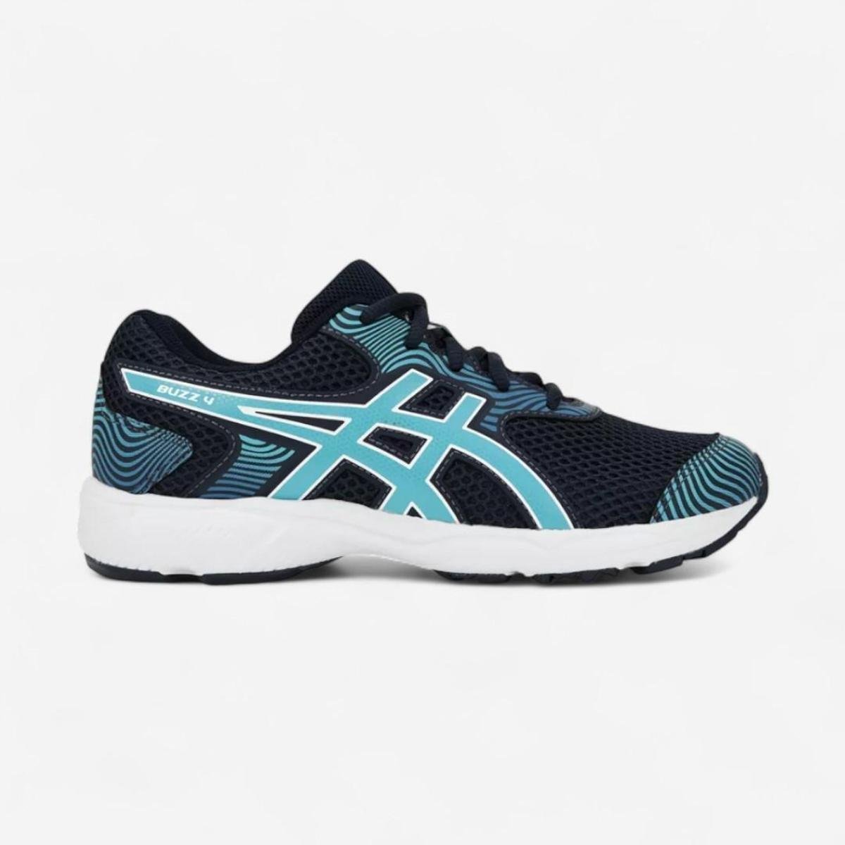 Tênis Infantil Asics Buzz 4 Gs - Marinho+Amarelo | Netshoes