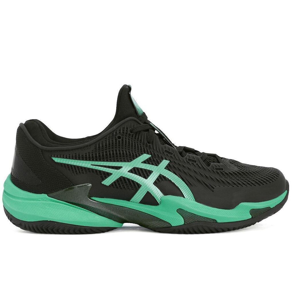 Tênis Asics Court FF 3 - Clay - Saibro - Preto e Verde