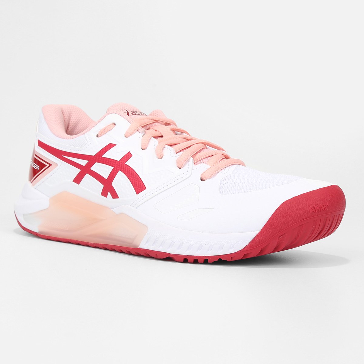 Tênis Asics Gel-Challenger 13 Feminino - Branco+Vermelho | Netshoes