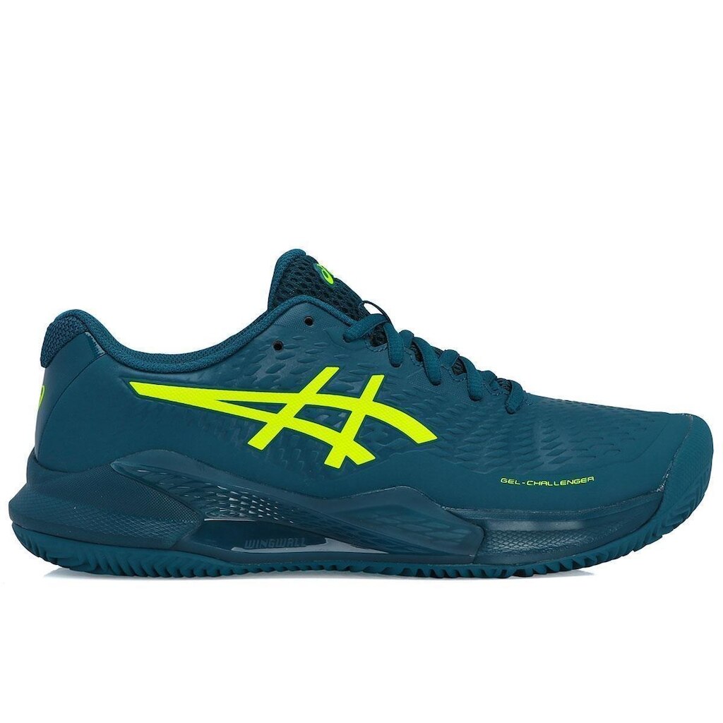 Tênis Asics Gel Challenger 14 Clay Verde e Amarelo