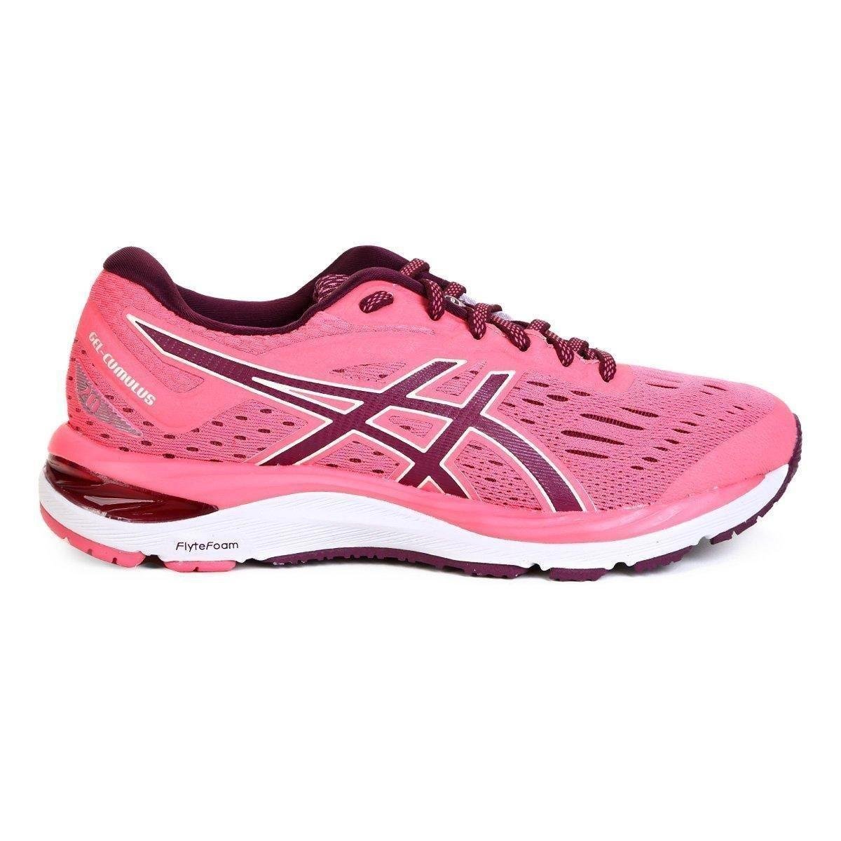 asics gel cumulus rosa