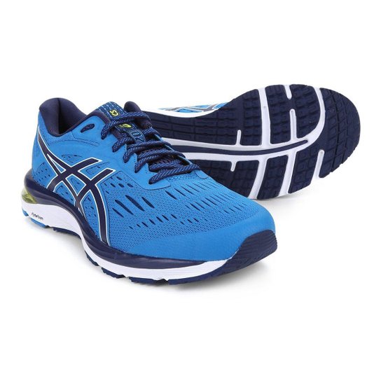 Tênis Asics Gel Cumulus 20 Masculino - Azul e Marinho Menor preço em Tênis Asics Gel Cumulus 20 Masculino - Azul e Marinho