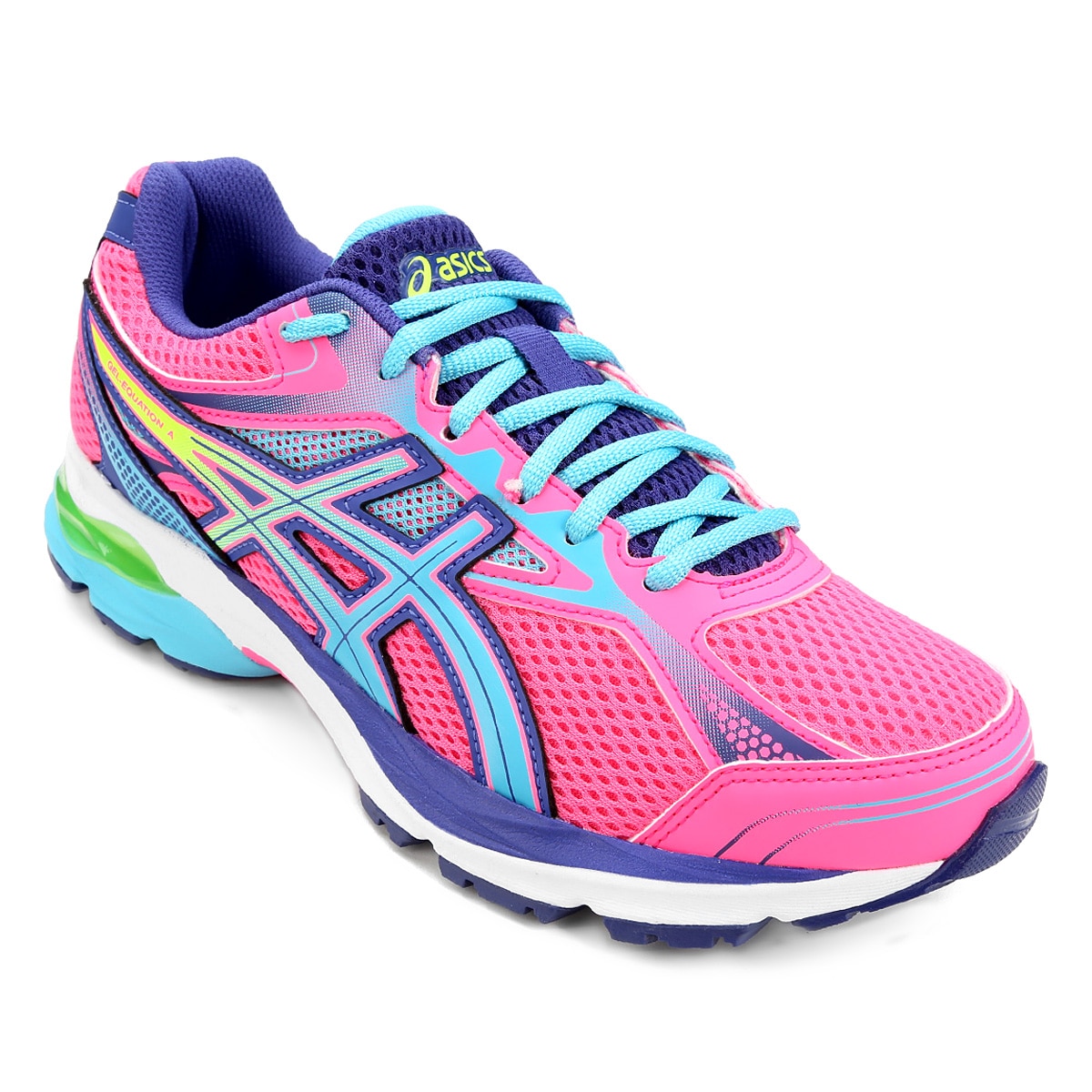 Tênis Asics GEL Equation 9 Feminino - Rosa e Azul | Netshoes