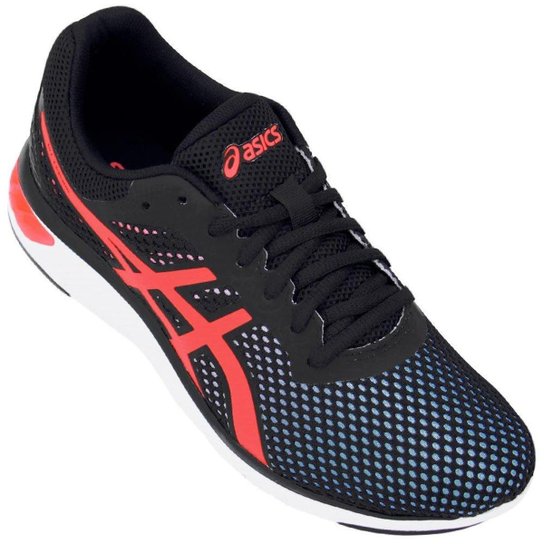Tênis Asics Gel Evasion Feminino - Preto e Vermelho Menor preço em Tênis Asics Gel Evasion Feminino - Preto e Vermelho