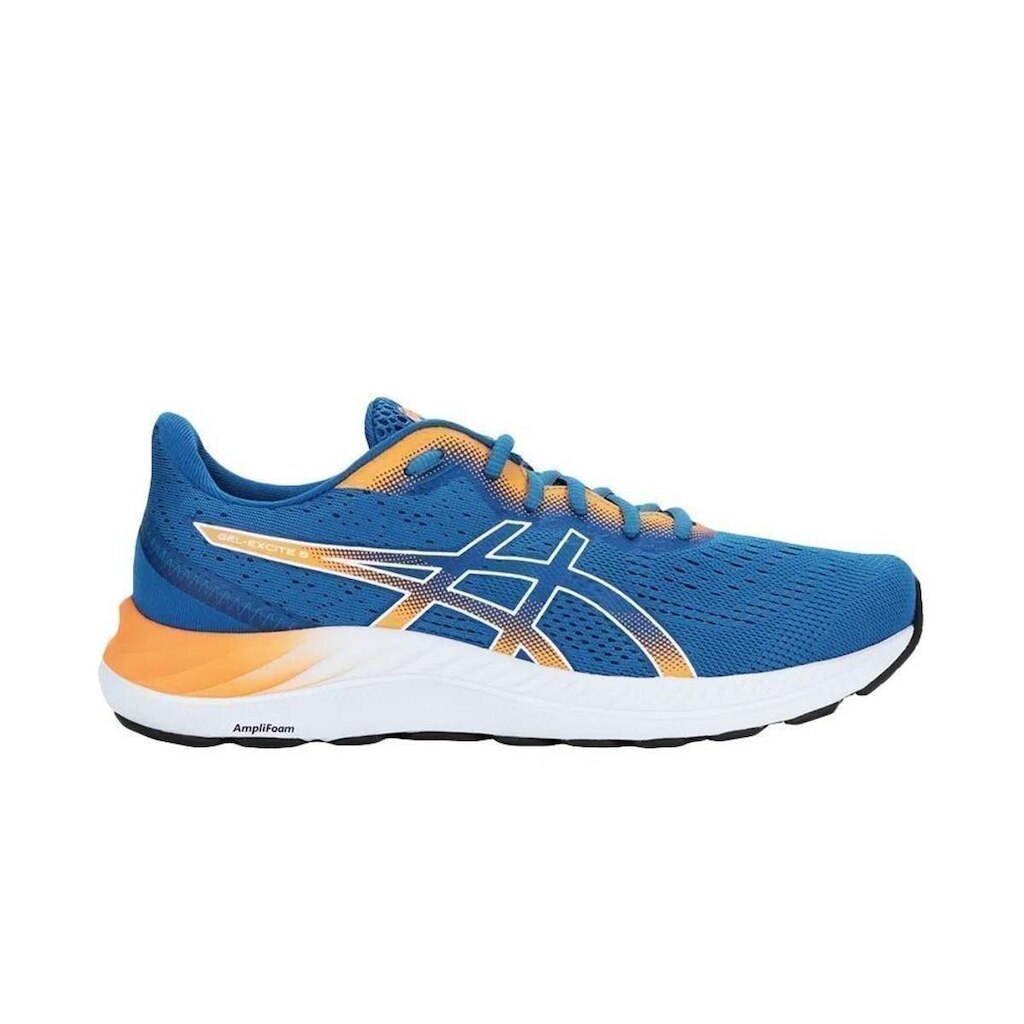 Tênis Asics Gel-Excite 8 43 Masculino - Azul e Laranja