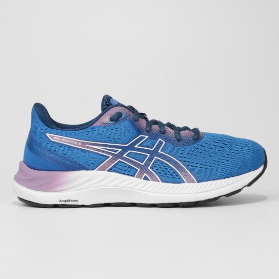 Tênis Asics Gel-Excite 8 Feminino - Azul+Branco é ruim? Tênis Asics Gel-Excite 8 Feminino - Azul+Branco é boa?