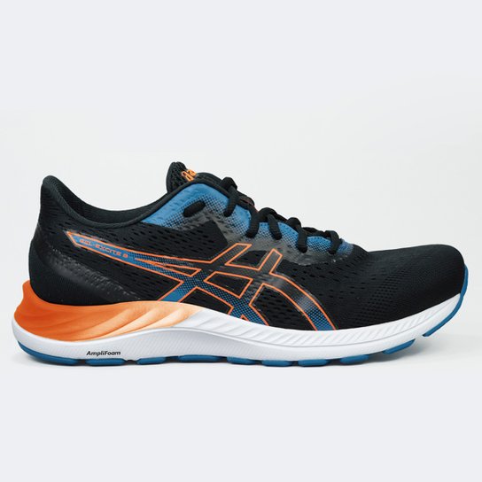 Tênis Asics Gel-Excite 8 Masculino - Preto+Azul é ruim? Tênis Asics Gel-Excite 8 Masculino - Preto+Azul é boa?