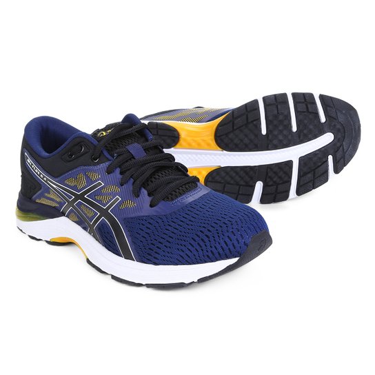 Tênis Asics Gel Flux 5 Masculino - Marinho Menor preço em Tênis Asics Gel Flux 5 Masculino - Marinho