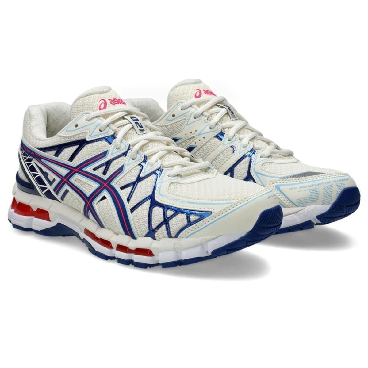 Tênis Asics GEL-Kayano 20 - Branco+Vermelho | Netshoes