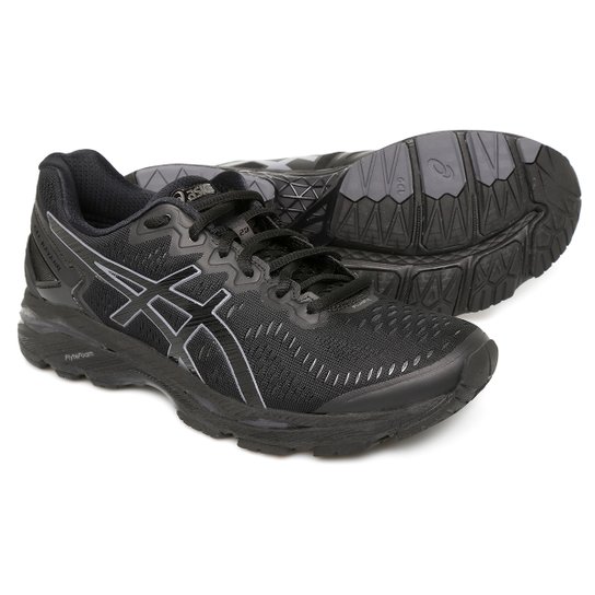 Tenis Asics Gel Kayano 23 Feminino Preto Chumbo Netshoes Tenis Asics Gel Kayano 23 Feminino Preto Chumbo Netshoes