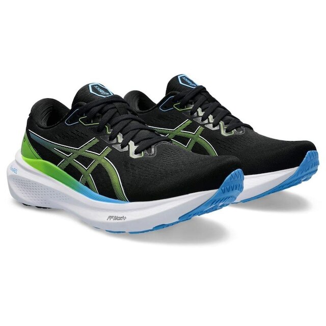 Tênis ASICS GEL-Kayano 30 - Masculino - Preto e Verde com Branco e Azul - Preto é boa?