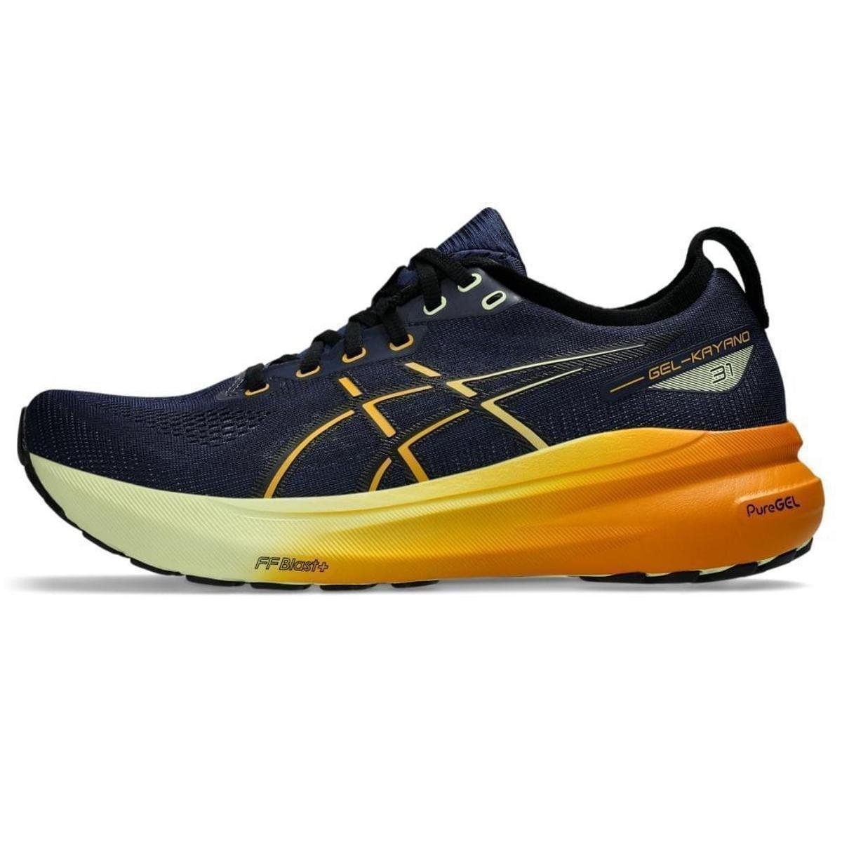 Tênis ASICS GEL-Kayano 31 - Masculino - Azul/Cinza
