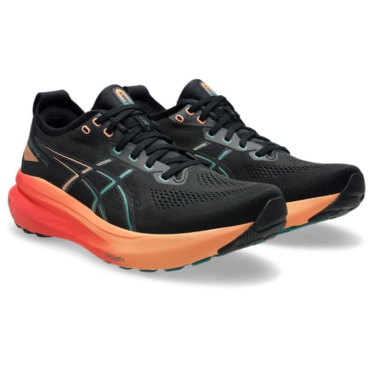 Tênis ASICS GEL-Kayano 31 - Masculino - Preto/Verde