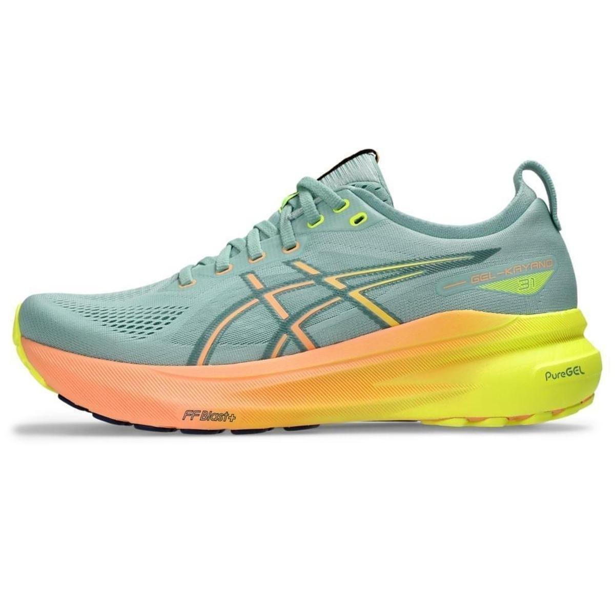 Tênis ASICS GEL-Kayano 31 Paris - Masculino - Verde/Amarelo