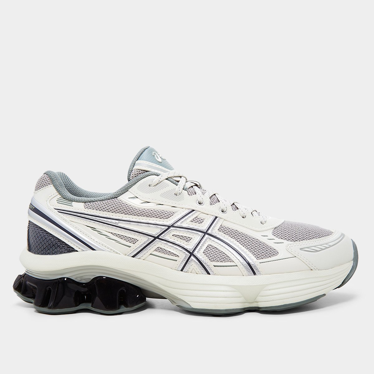 Tênis Asics Gel-Kinetic Fluent Unissex - Cinza+Prata | Netshoes