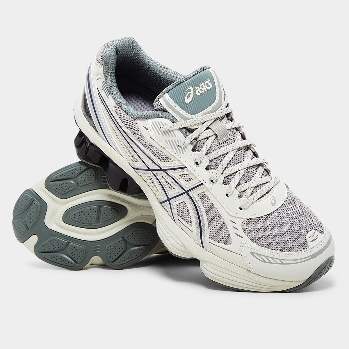 Tênis Asics Gel-Kinetic Fluent Unissex - Cinza+Prata | Netshoes