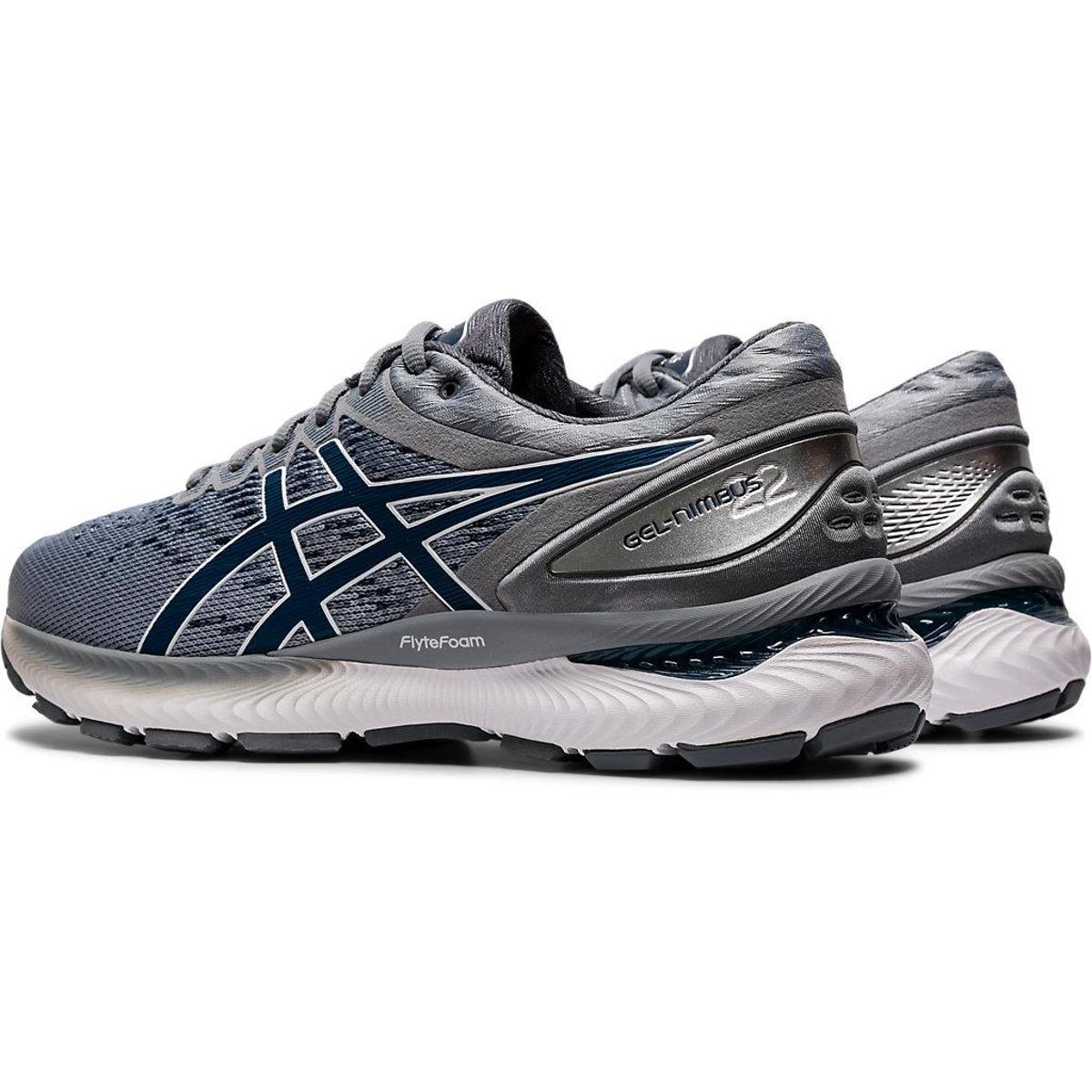 asics nimbus 22 cinza