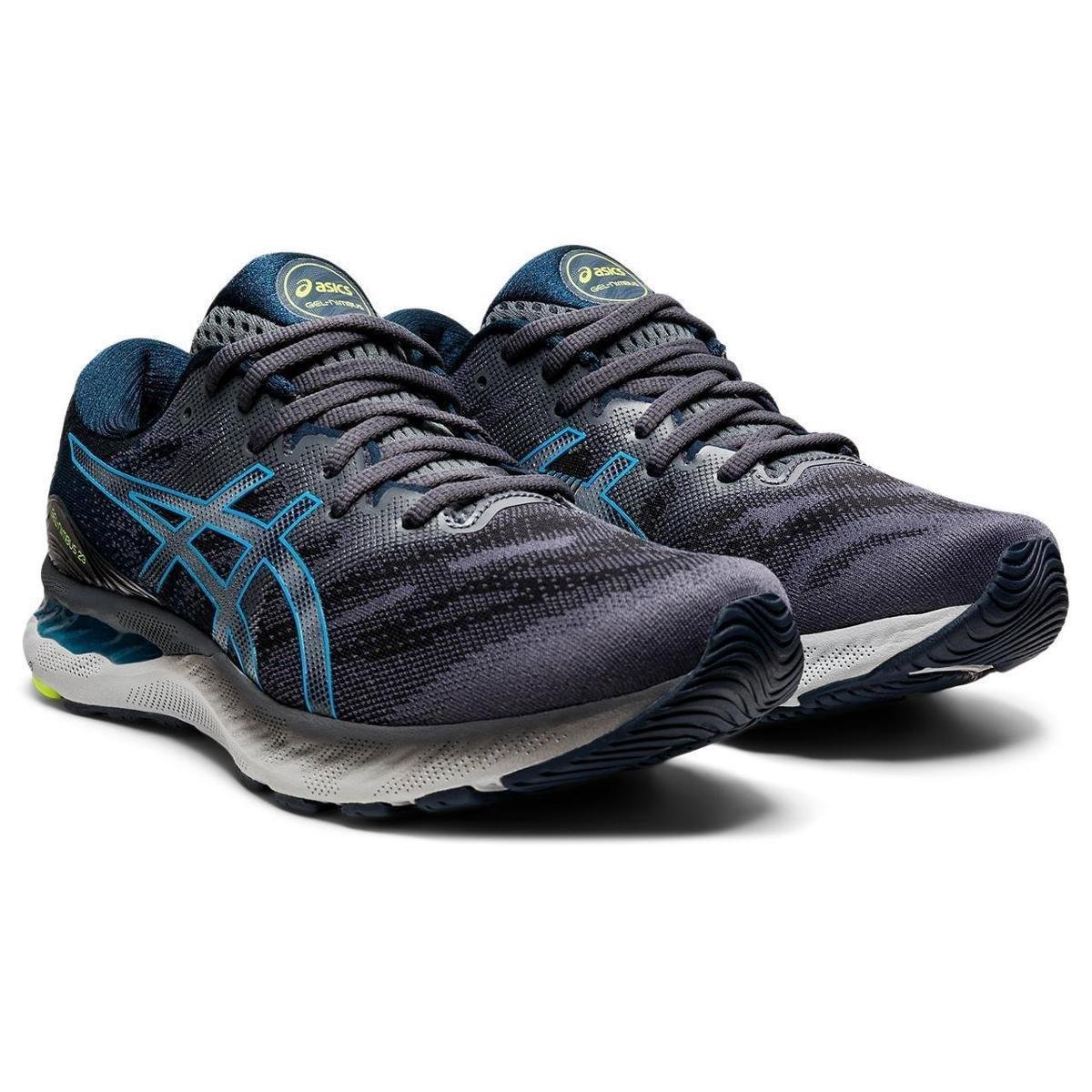 asics nimbus cinza