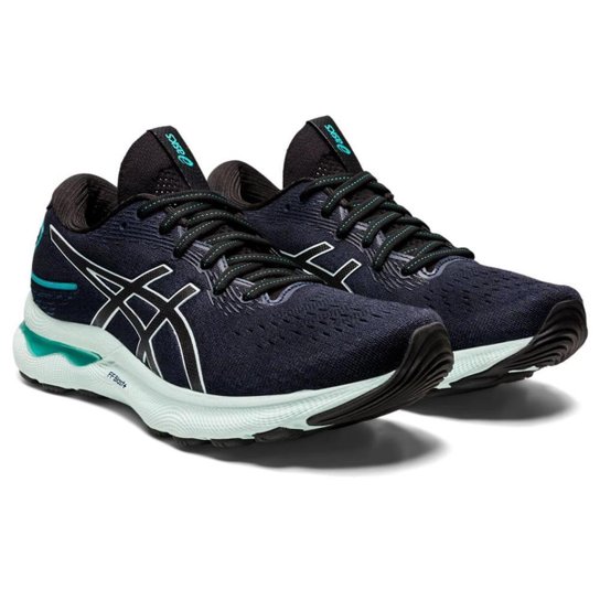 Tênis ASICS GEL-Nimbus 24 - Feminino - Preto - Preto Menor preço em Tênis ASICS GEL-Nimbus 24 - Feminino - Preto - Preto