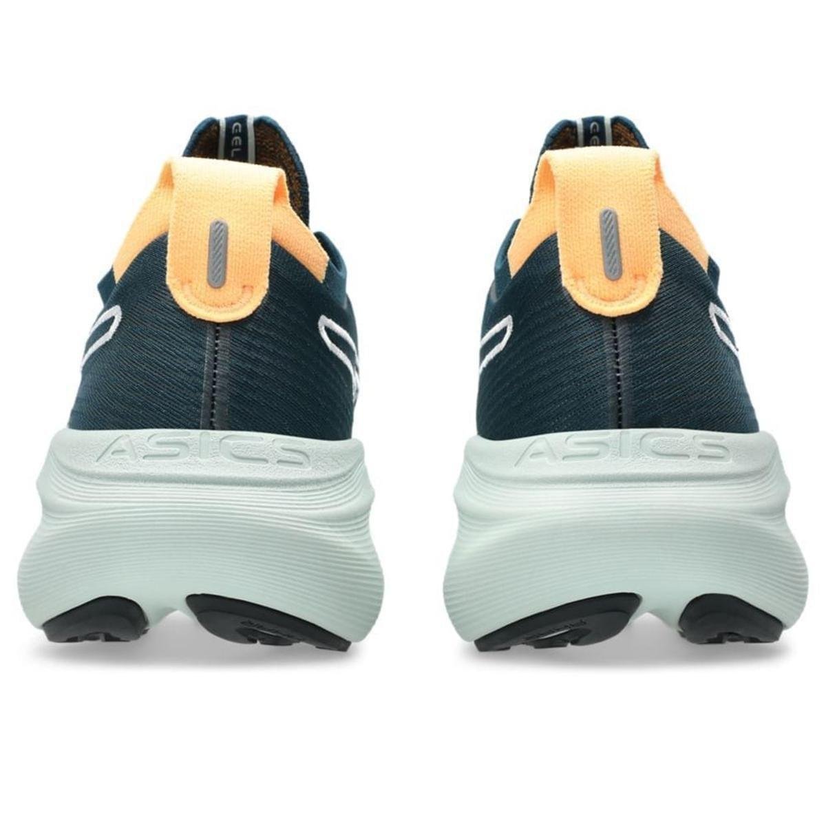 Tênis ASICS GEL-Nimbus 27 Masculino - Verde+laranja | Netshoes