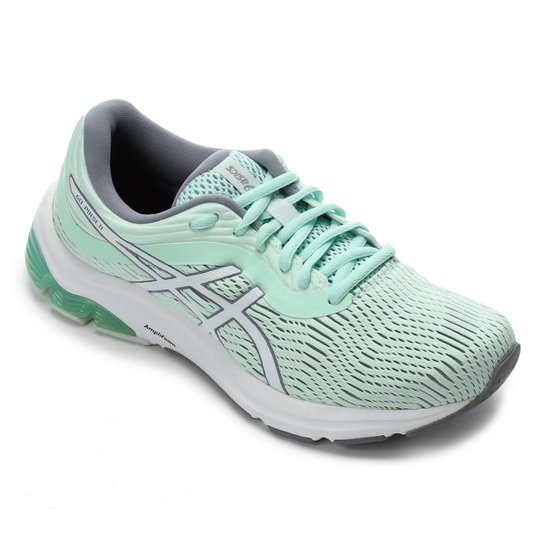 Tênis Asics Gel Pulse 11 Feminino - Verde+Branco Menor preço em Tênis Asics Gel Pulse 11 Feminino - Verde+Branco