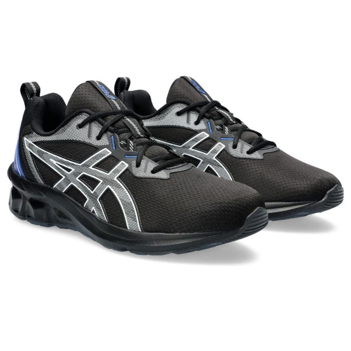Tênis ASICS GEL-Quantum 90 Iv - Masculino - Preto com Cinza e Azul Menor preço em Tênis ASICS GEL-Quantum 90 Iv - Masculino - Preto com Cinza e Azul