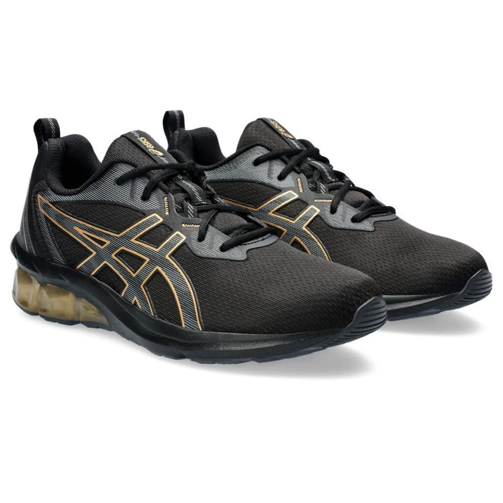 Tênis ASICS GEL-Quantum 90 Iv - Masculino - Preto com Dourado e Cinza