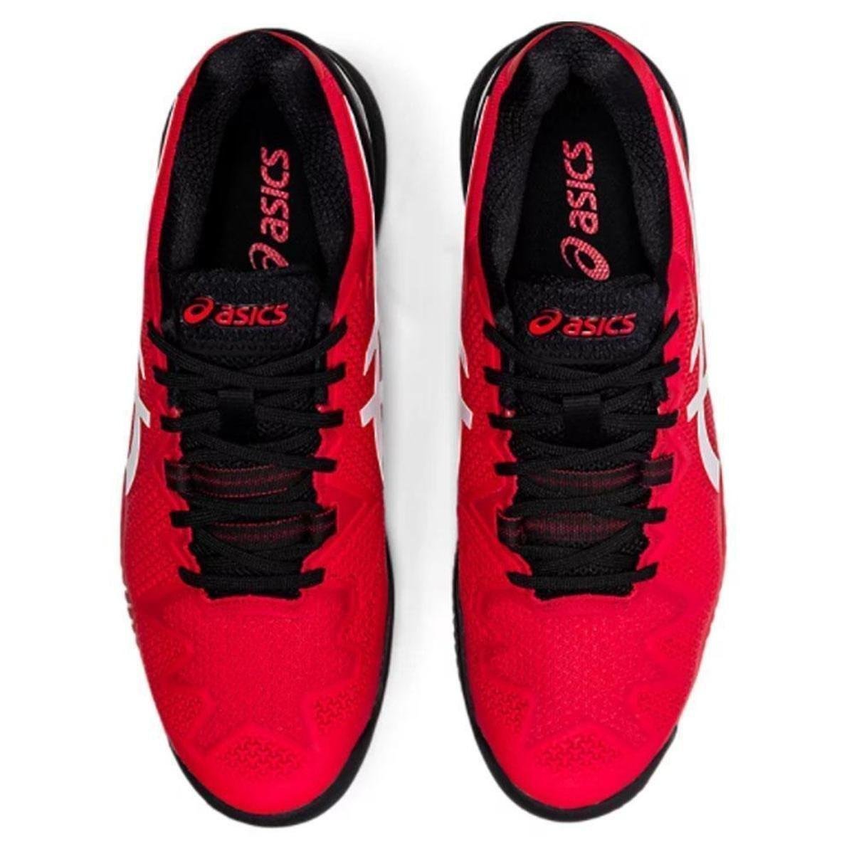 Tênis Asics Gel Resolution 8 Clay - Vermelho - Vermelho | Netshoes