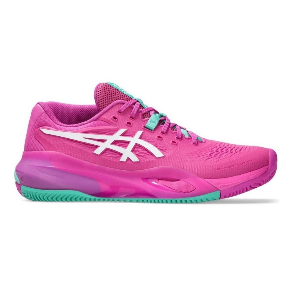 Tênis Asics Gel Resolution X Clay Rosa e Branco Masculino