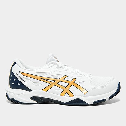 Tênis Asics Gel-Rocket 11 Masculino - Branco+dourado | Netshoes