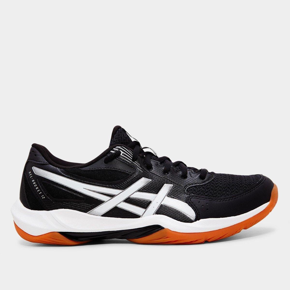 Tênis Asics Gel Rocket 12 Feminino Menor preço em Tênis Asics Gel Rocket 12 Feminino
