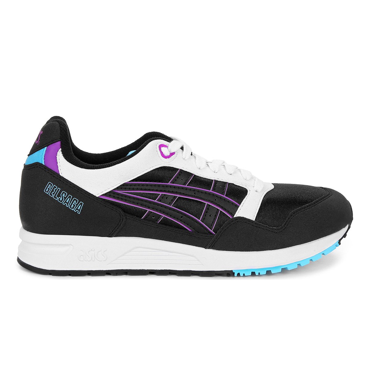 asics gel saga preto