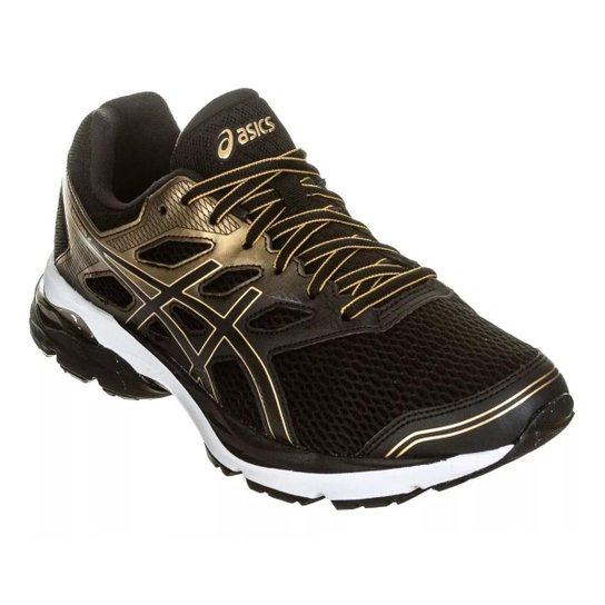 Tênis Asics Gel Shogun 2 Masculino - Preto+Dourado Menor preço em Tênis Asics Gel Shogun 2 Masculino - Preto+Dourado